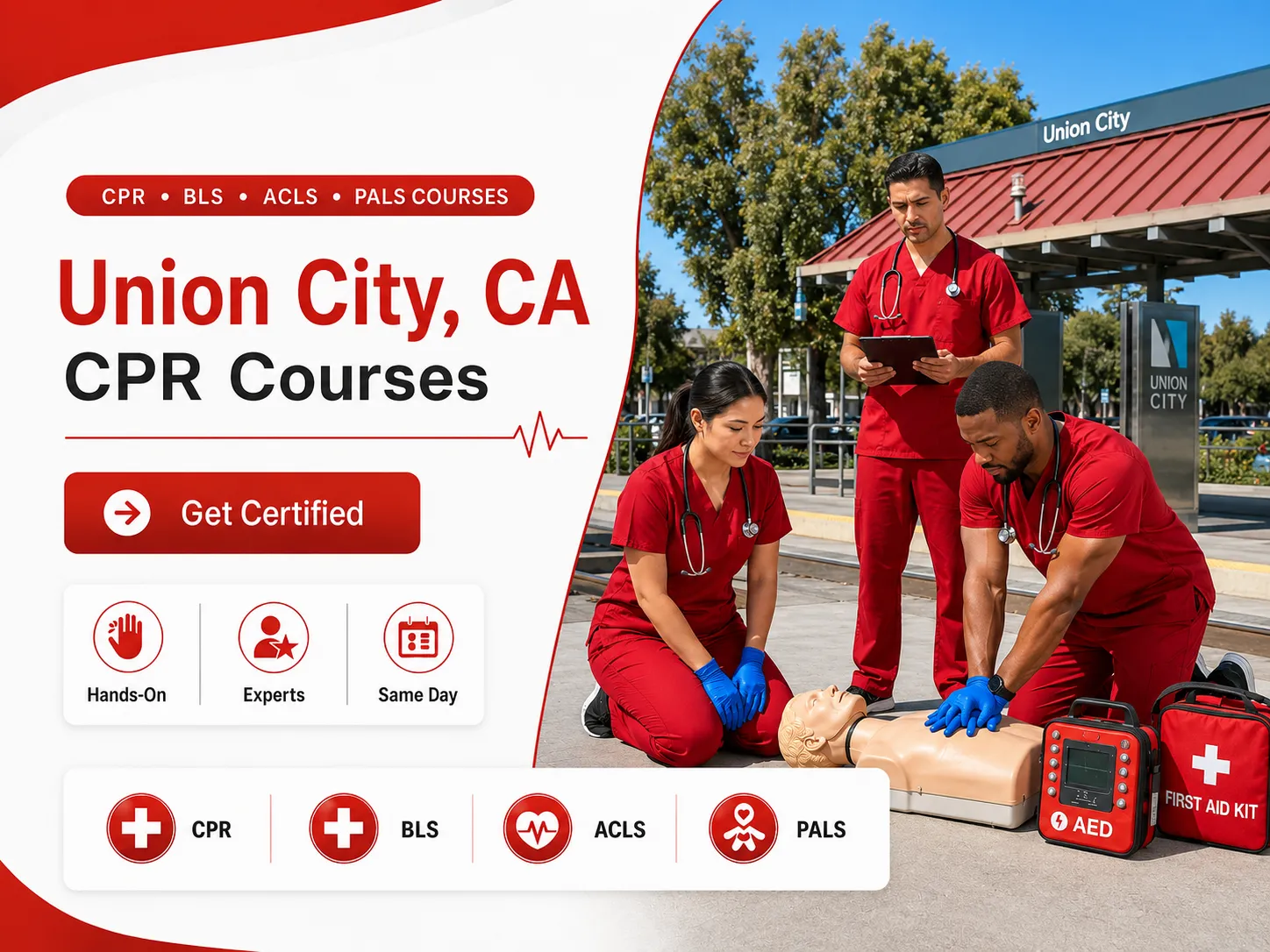 Healthcare provider BLS class in Union City, CA – AHA certified