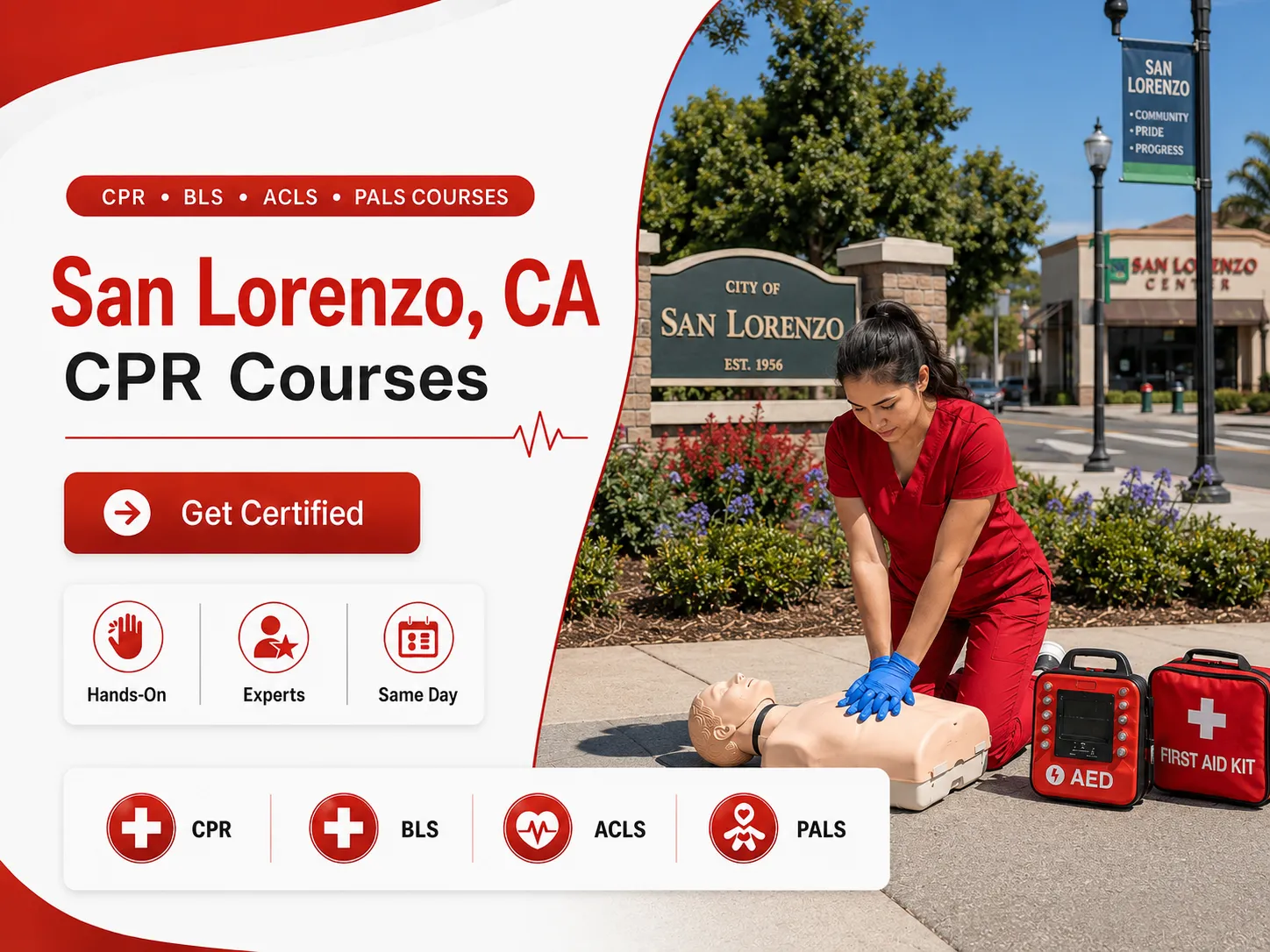 PALS pediatric advanced life support training in San Lorenzo, CA